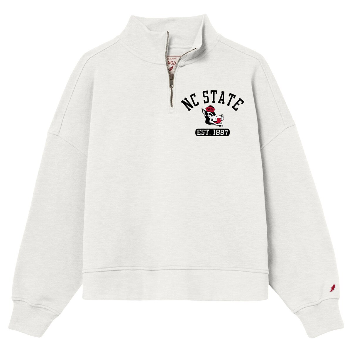 Oatmeal Ladies Diana Quarterzip Fle